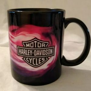 Harley Davidson Mug Pink Purple Flames Thailand